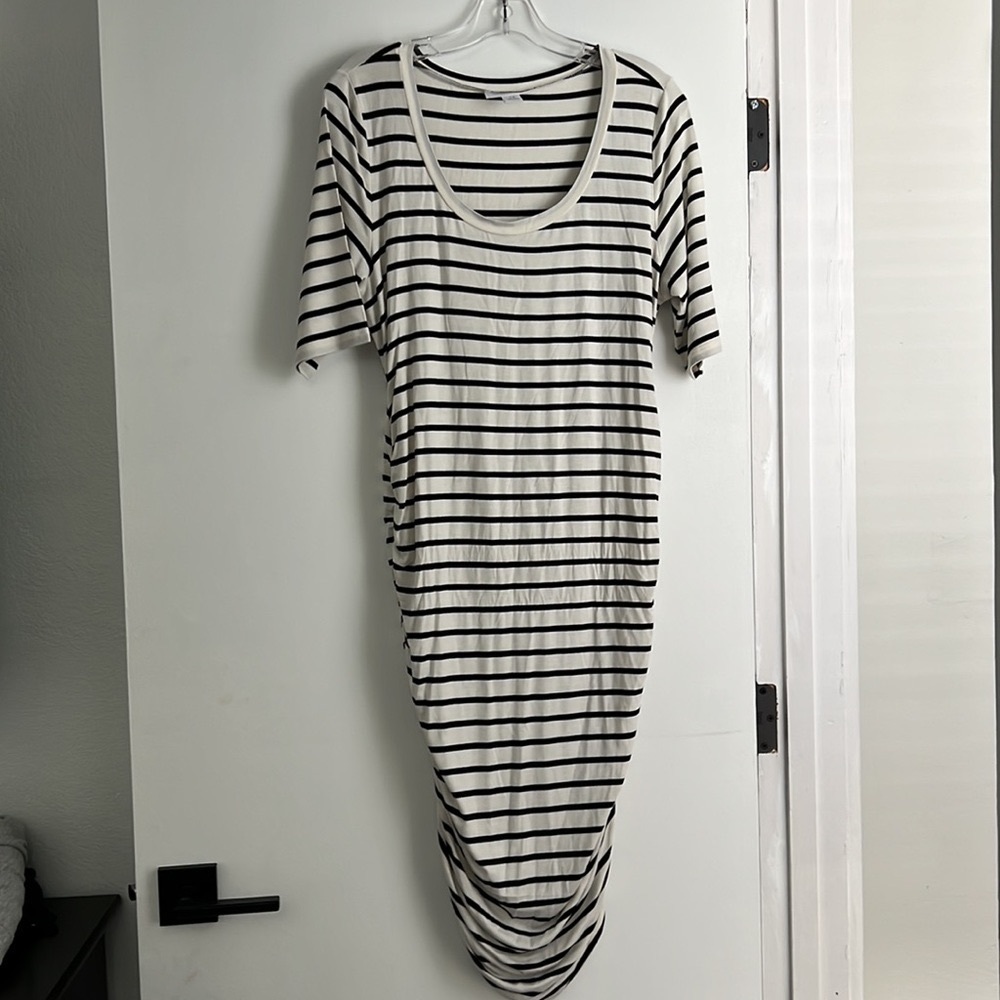 Motherhood Maternity Side Ruched Dress